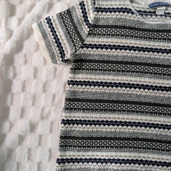 Vintage striped crochet tee - Picture 3 of 9